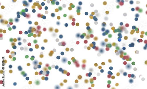 Abstract colorful confetti on a white background. Perfect for parties, celebrations, and festive designs. Festive backgr