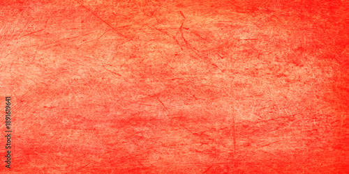 A vintage grunge red paint background with a rough fabric texture and aged paper surface design featuring an old cement wall pattern in a deep red color art illustration