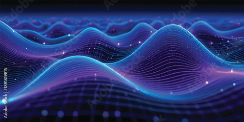 A psychedelic illustration of virtual fractal realms where light and motion create a diverse texture of imagination and energy