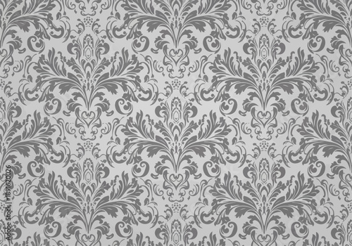  Seamless Damask Pattern vector illustration design for fashion, fabric, texture, wallpaper, clothing, wrapping, decoration and all prints