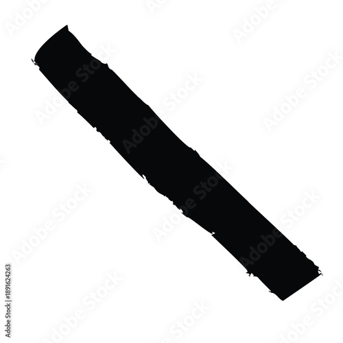 Straight line, stripe series from thin to thick, Black line