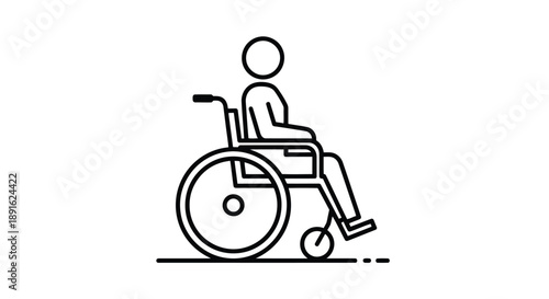 Vintage table fan illustration in minimalist line art style with circular motor and protective grill design