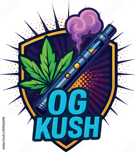 Vector illustration of a pop art comic book explosion design featuring a grunge style celebration sign for a happy birthday party poster or sale card