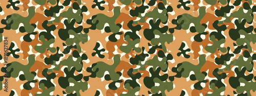 Military camouflage pattern with ocp texture background camo design