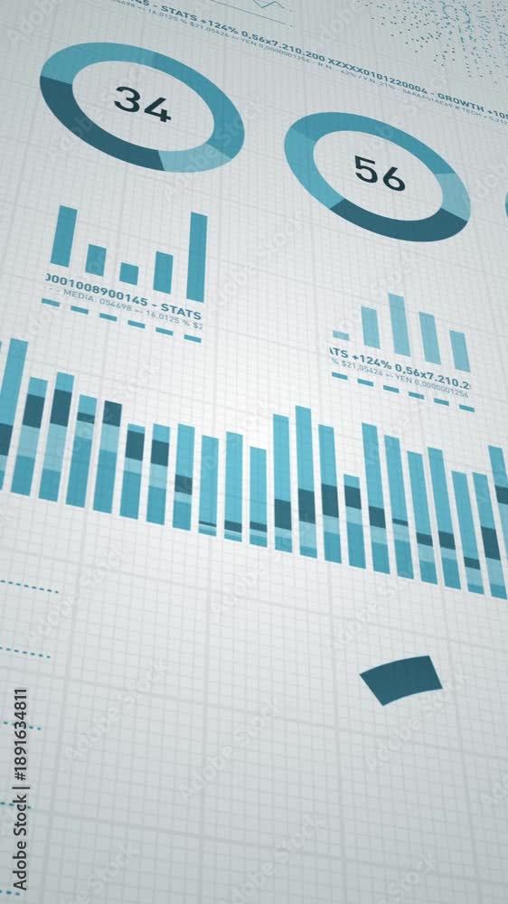 Business Statistics Market And Infographics Vertical Background ...
