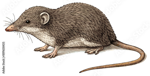 Crocidura maxi illustration art