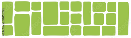 Sticker organic blob and colorful shapes make perfect frame designs. Irregular borders with watercolor effects add whimsy to any creative background layout. Vector