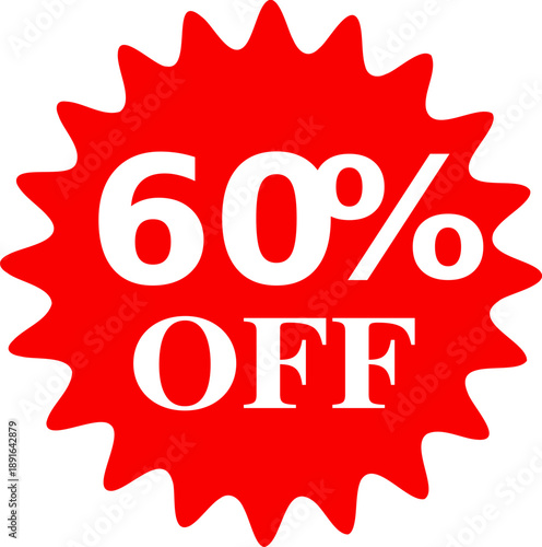 Sale stickers and promotional labels for advertising. Discount price tags for retail marketing, Tag new set, New label and tag. 35%, 60%, 70%, 75% sale icon.