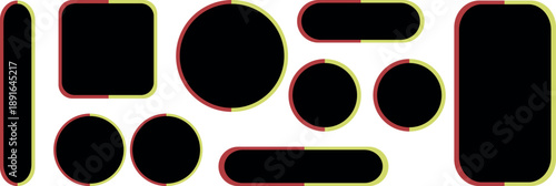 Abstract Seamless Circle Pattern Vector Background – Colorful Round Shapes, Paint Style Texture in Orange, Green, Yellow, Decorative Design for Web, Paper, Icons and Branding