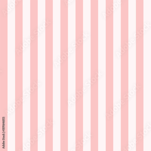 Pink and White Striped Seamless Pattern