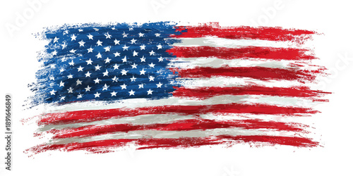 Distressed American Flag