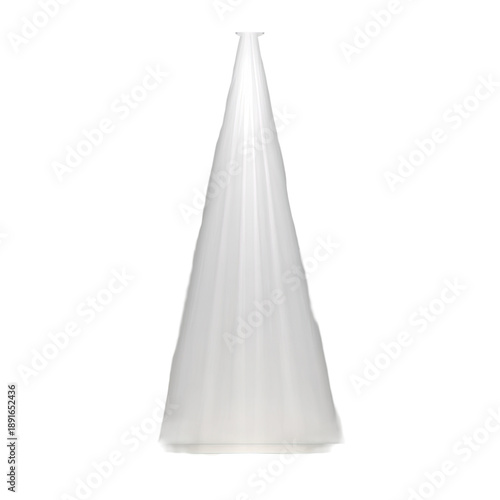 Wallpaper Mural White conical shape, light radiating outwards Torontodigital.ca