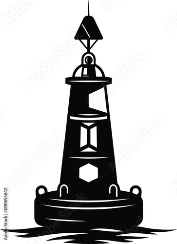 Vector illustration set featuring a black silhouette of a ship and boat design as a business symbol of balance and energy for art