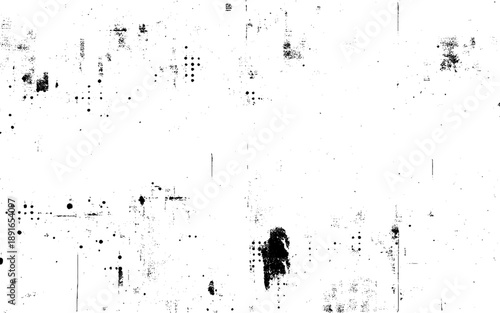 Black and white Grunge halftone vector. Distress overlay texture. Abstract surface dust and rough background concept. Distress illustration