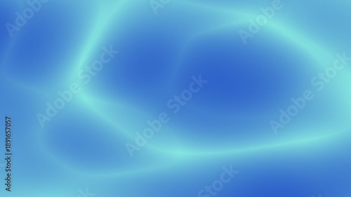 Looping abstract blue and cyan gradient background with soft organic blur flow and smooth drifting motion