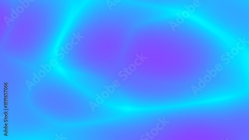 Abstract blue cyan and purple gradient background with smooth blended blur and soft flowing wave motion