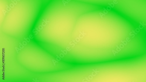 Abstract green and yellow gradient background with smooth blended blur and soft flowing wave motion