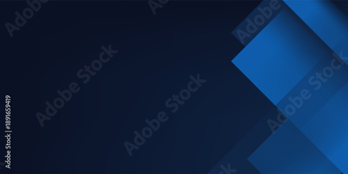 Blue black abstract background geometry shine and layer element vector for presentation design. Suit for business, corporate, institution, party, festive, seminar, and talks