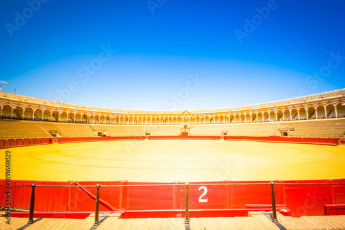 bullfight arena in Seville, Spain