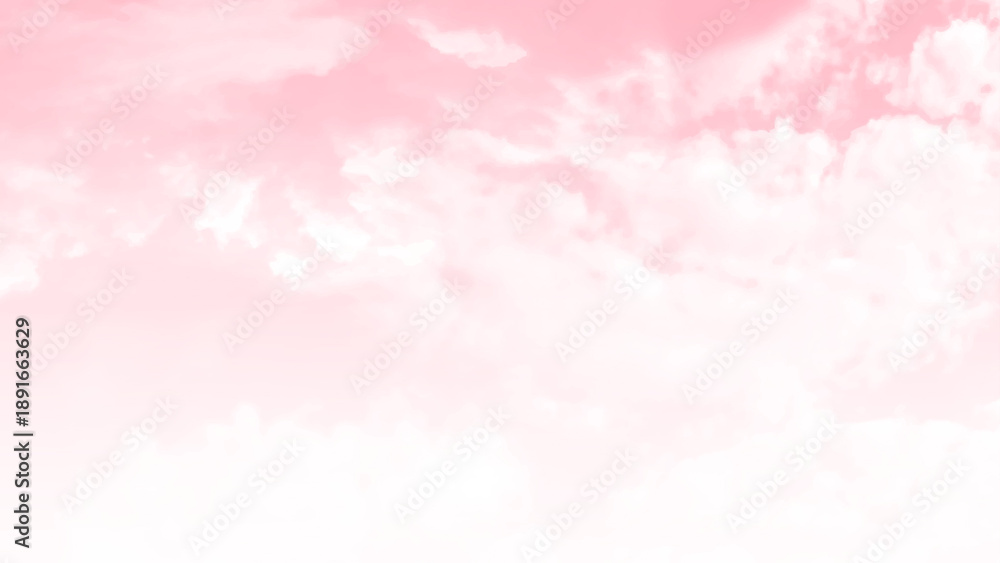Fototapeta premium Sky cloud pink love sweet love color tone for wedding card background. 