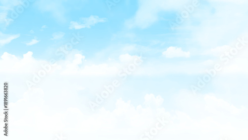 Blue sky with clouds. 