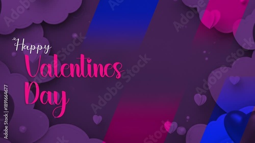 Romantic Valentine Text Animation Pack, 2 Clips, Love Message Typography
