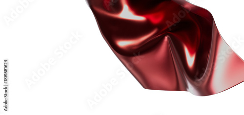 Abstract and elegant red metallic surface. Perfect for design and background usage. Suitable for cr