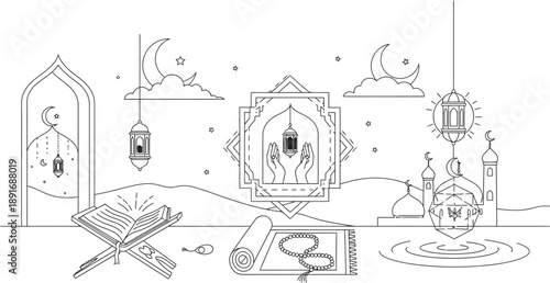 Ramadan illustration
