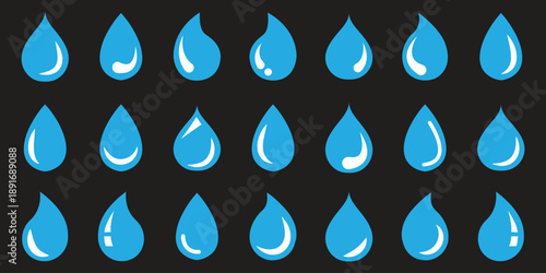 Transparent PNG available
Water drop shape icon.Water drop shape icon symbol set on a white background.Water or oil drop set vector.Stock vector.Vector illustration