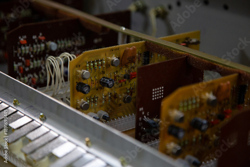 Bilde på lerret electronic circuit board