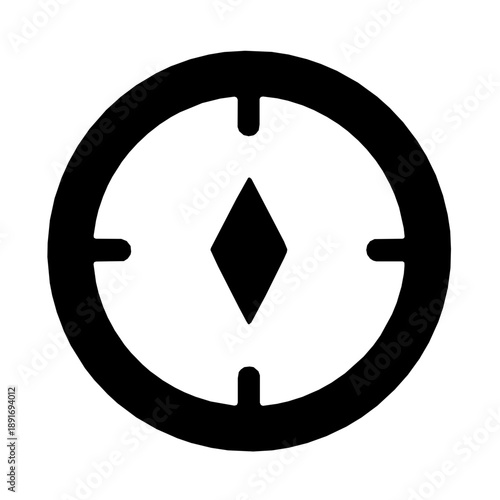 Compass IMU Calibration Drone Hardware Icon