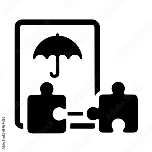 Drone Insurance Policy UAV Technology icon (vector)