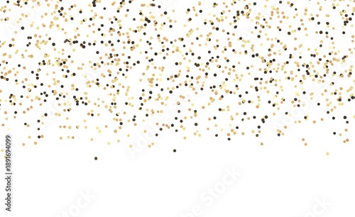 Elegant gold confetti scatt...
