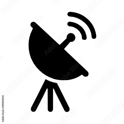 Photos RTK Base Station UAV Technology icon (vector)