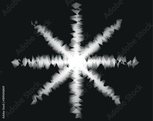 Abstract Glowing Light Effect Background with Soft Particles