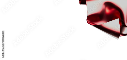 Close up of abstract red sh...