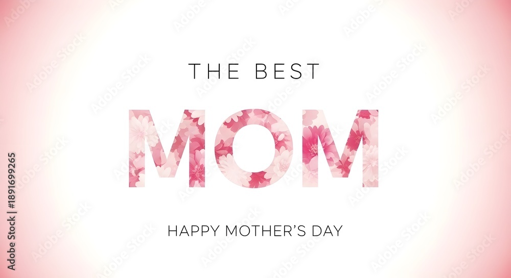 Obraz premium Happy mother's day greeting card