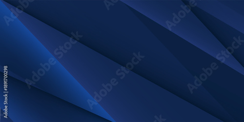 Modern dark blue paper background with dark 3d layered line triangle texture in elegant website or textured paper design