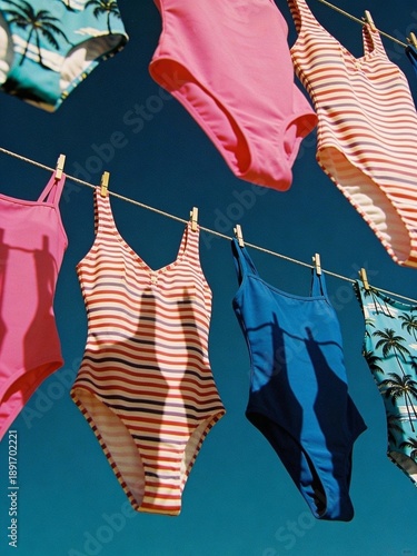 panties hanging on a clothesline