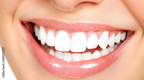 Wallpaper Mural Bright smile showcasing white teeth, reflecting confidence and health. image captures essence of dental care and aesthetics Torontodigital.ca