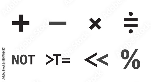 Collection of Mathematical and Logical Symbols.