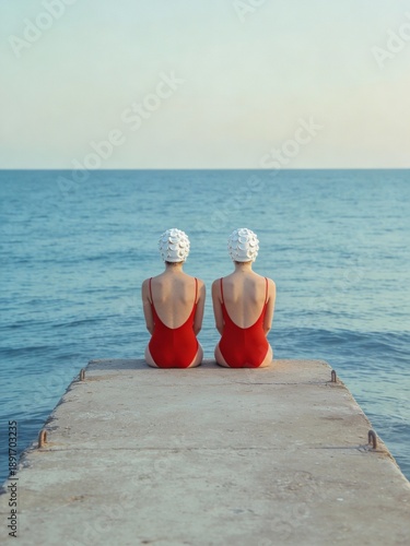 friends on the beach