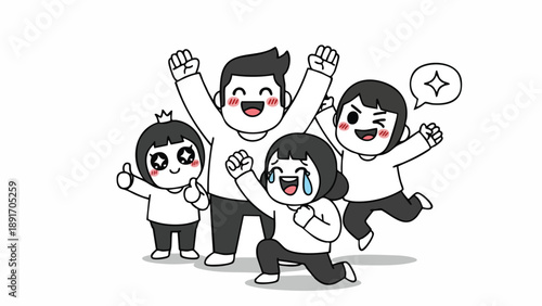 Elite Team Achieving Peak Performance and Celebrating a Major Business Win