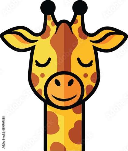 funny giraffe cartoon