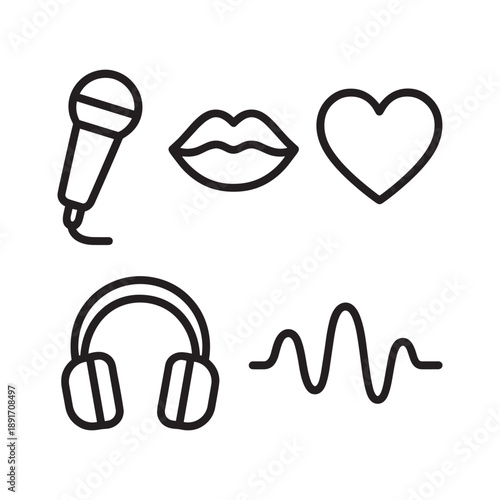 Vocal music and sound wave entertainment concepts