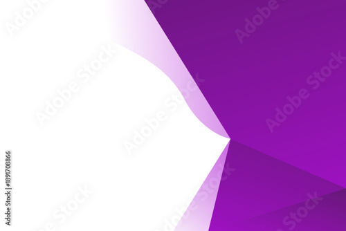 Purple shape minimalist modern background with white space for text and message. template design	