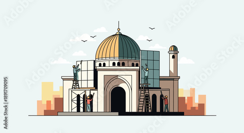 Mosque Renovation A Symbol of Faith and Progress.