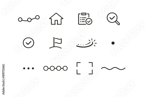 Marker vector icon review simple collapsed generation flow image separator completion expanded