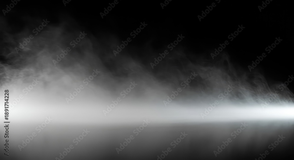 Fototapeta premium Ethereal mist dissipating slowly across a smooth surface, creating abstract movement and illustrating the concept of fleeting moments ,obscurity ,fading ,abstract