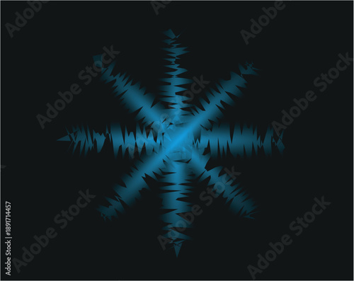 Abstract Glowing Light Effect Background with Soft Particles